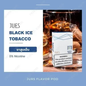 Jues PodBlack Ice Tobacco ยาสูบเย็น
