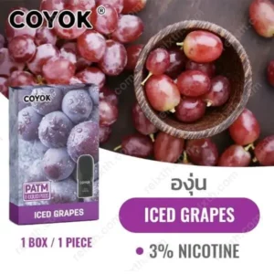 coyok pod relx infinity iced grapes