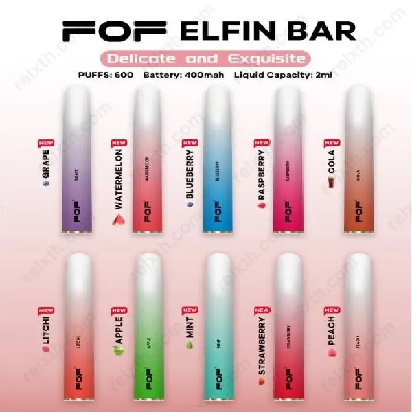 fof elfin bar disposable pod 600 Puff 1