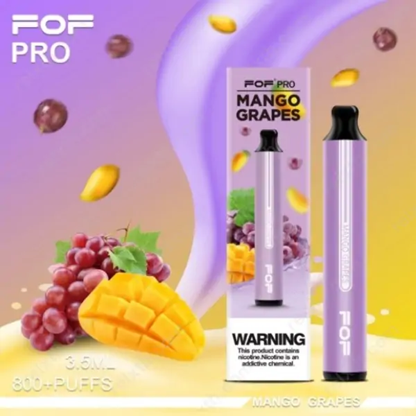fof pro disposable pod mango grape