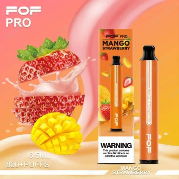 fof pro disposable pod mango strawberry