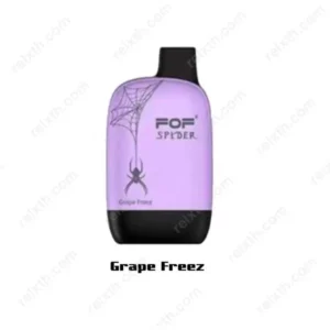fof spider disposable pod 6000 puffs grape freez