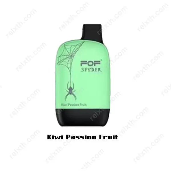 fof spider disposable pod 6000 puffs kiwi passion fruit