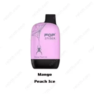 fof spider disposable pod 6000 puffs mango peach ice