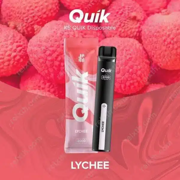 ks quik 2000 puffs lychee