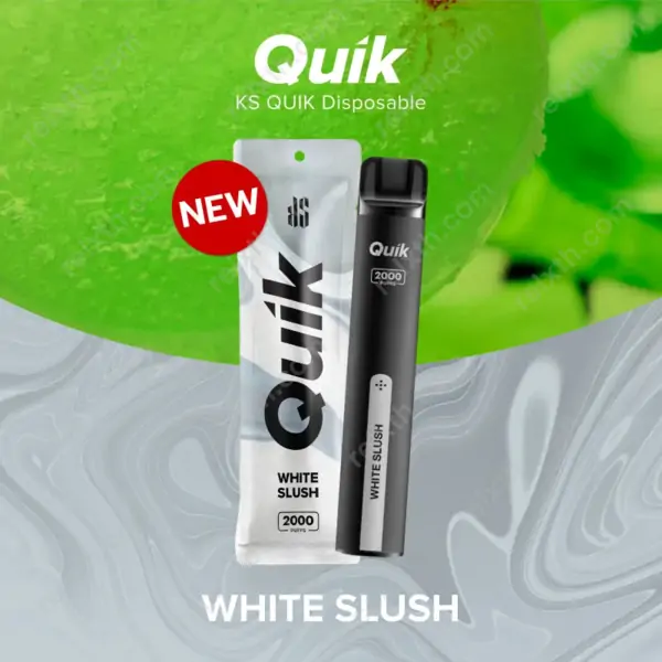 ks quik 2000 puffs white slush