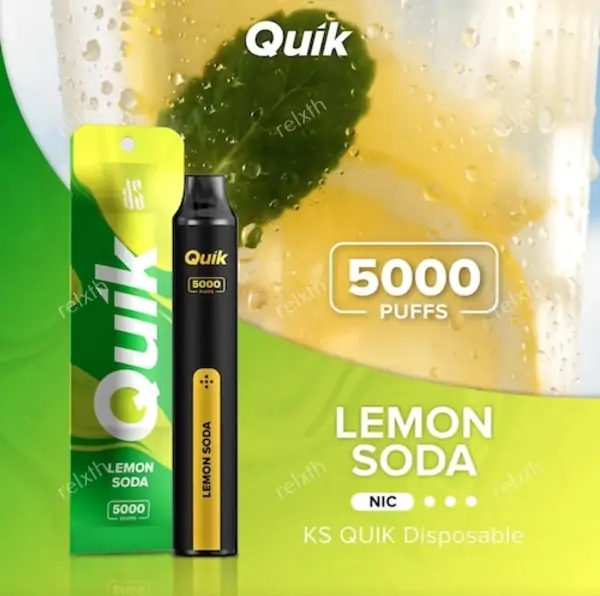 ksquik quik5000puff lemon soda