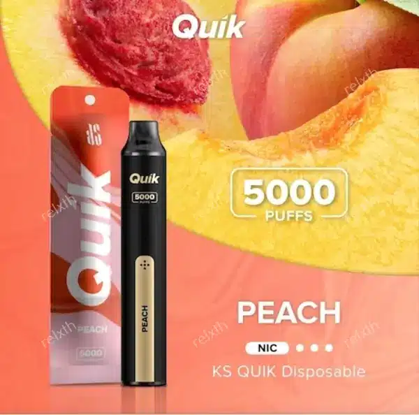 ksquik quik5000puff peach