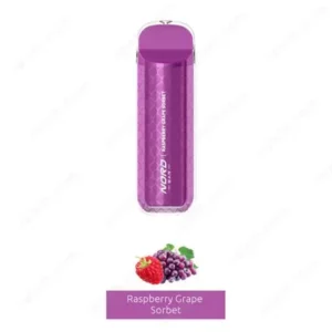 nord bar disposable 4000puff raspberry grape sorbet