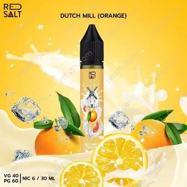 red salt freebase 30ml dutch mill orange