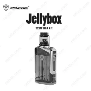 rincoe jellybox 228w rda kit black clear