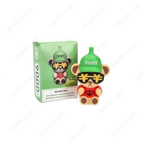teddy disposable 9000puffs apple ice
