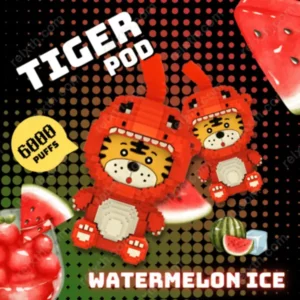 tiger disposable pod 6000puffs watermalon ice