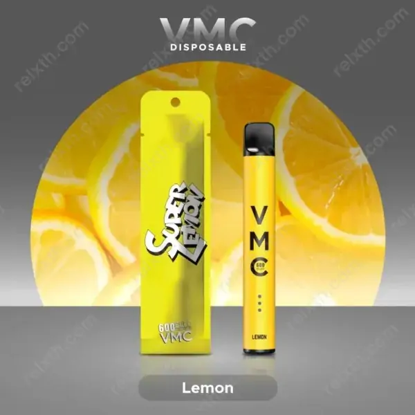 vmc disposable pod 600 puffs lemon