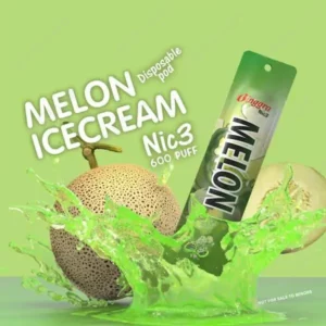 vmc disposable pod 600 puffs melon ice cream