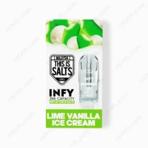 หัวน้ำยา infy by this is salts lime vanila ice cream