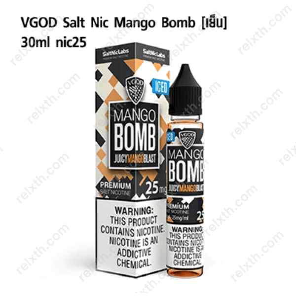 vgod saltnic mango bomb Ice 25mg
