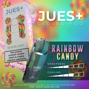 juse plus pod rainbow candy