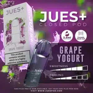 jues plus 2.5ml grape yogurt