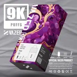 vazer 9000 puffs grape