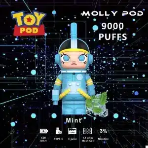 molly disposable pod 9000 puffs mint